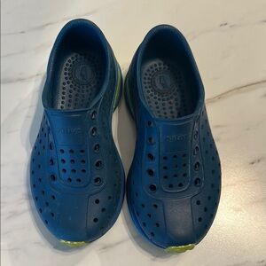 Native Blue Sneakers Slip-On Perforated Design